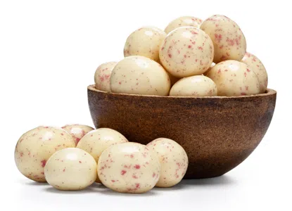 Lyofilizované maliny v jogurtovej čokoláde