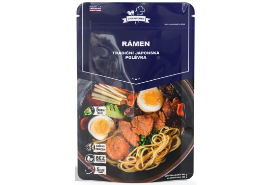 Lyofilizovaný Ramen - tradičná japonská polievka