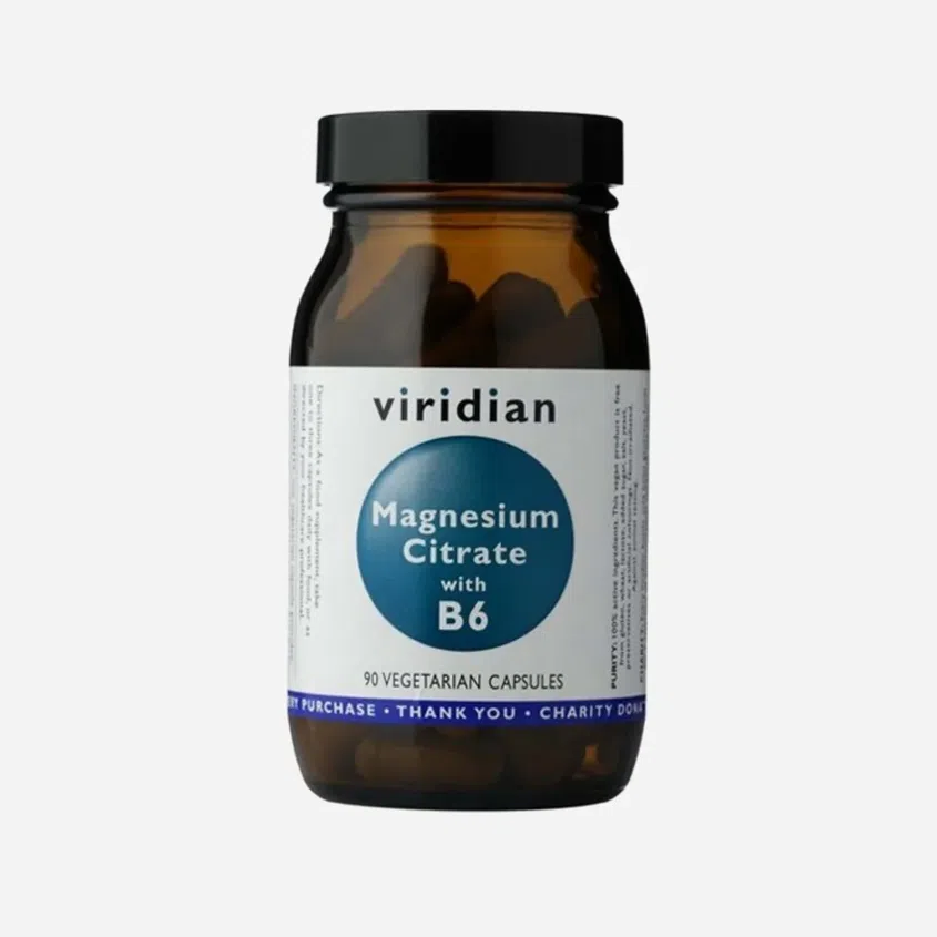 Magnesium Citrate with Vitamín B6 90 kapslí