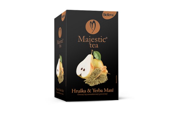 Majestic Tea hruška a Yerba maté
