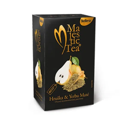 Majestic Tea hruška a Yerba maté