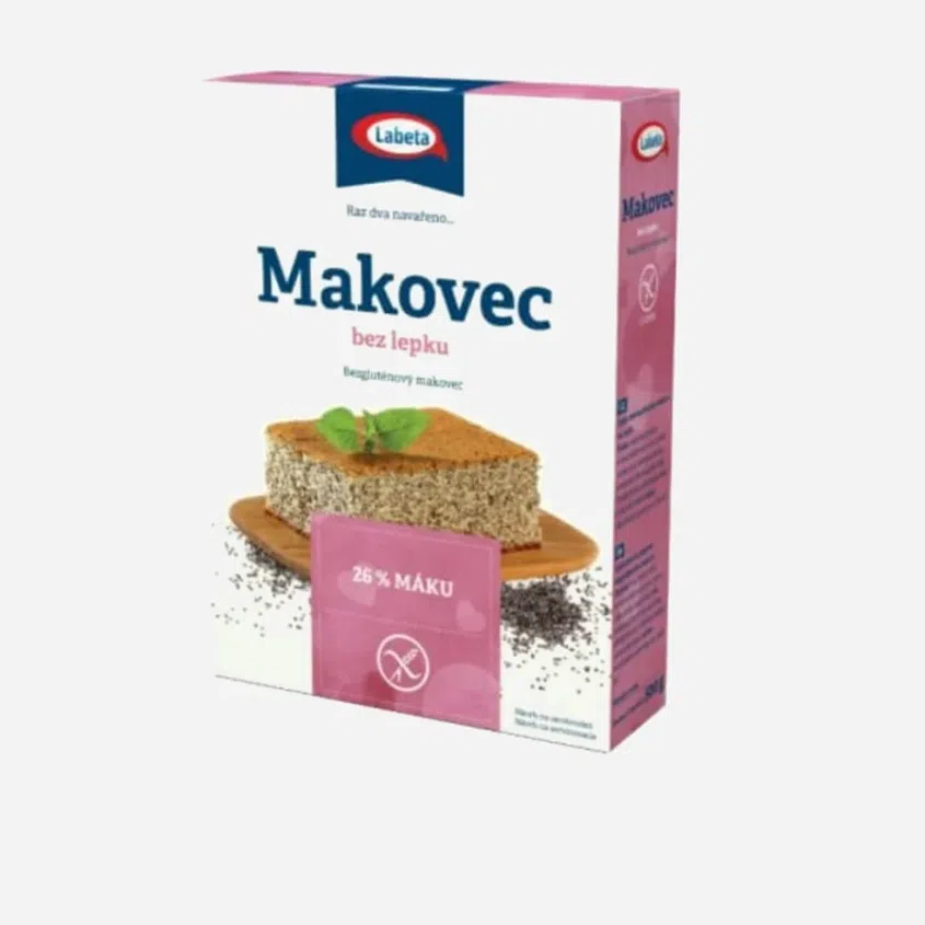 Makovec bez lepku zmes
