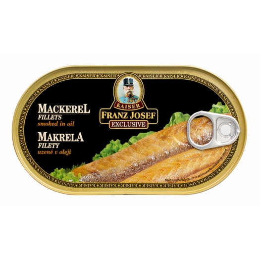 Makrela údená filety v rastlinnom oleji