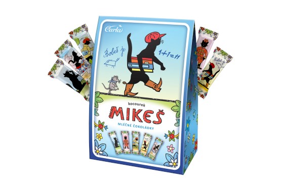Malé mliečne čokoládky Mikeš