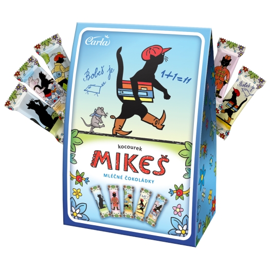 Malé mliečne čokoládky Mikeš