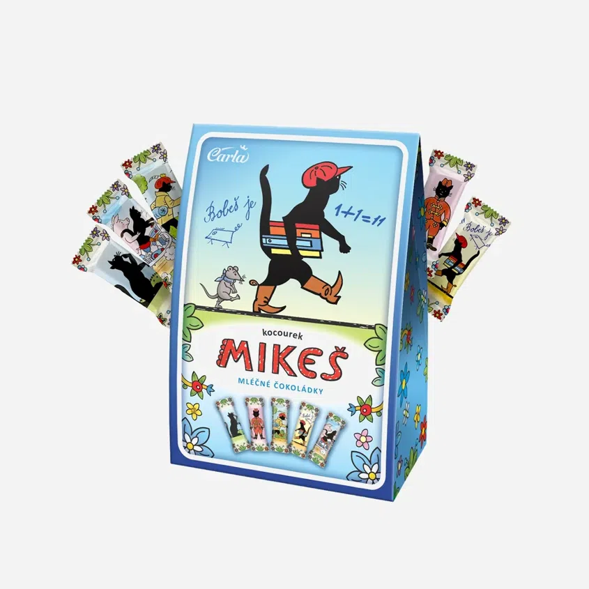 Malé mliečne čokoládky Mikeš