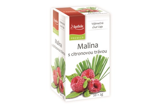 Malina s citrónovou trávou 20 x 2 g