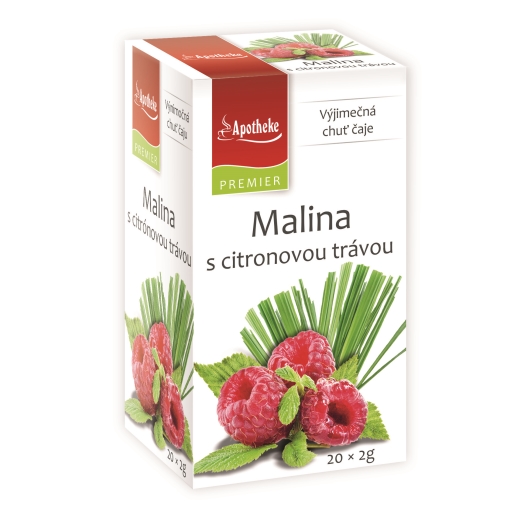 Malina s citrónovou trávou 20 x 2 g