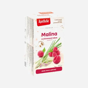 Malina s citrónovou trávou 20 x 2 g