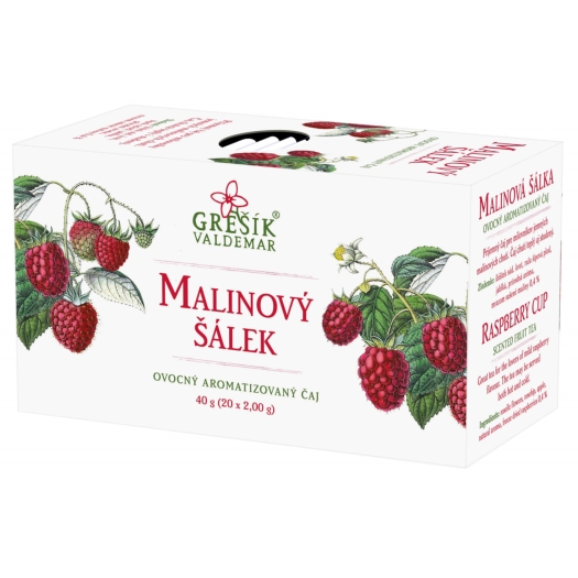 Malinová šálka ovocný čaj 20 sáčkov