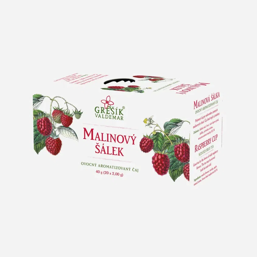 Malinová šálka ovocný čaj 20 sáčkov