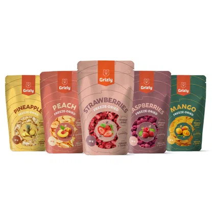 Maliny lyofilizované