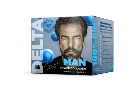 Man power collagen 8000mg jahoda a citrón prášok