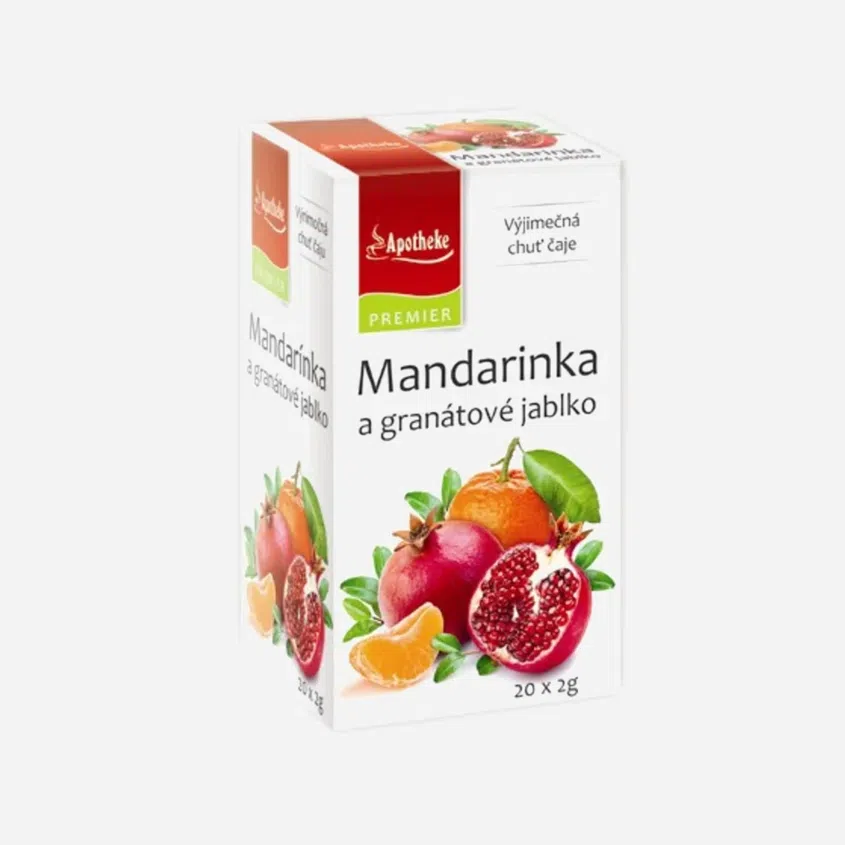 Mandarínka a granátové jablko 20 vrecúšok