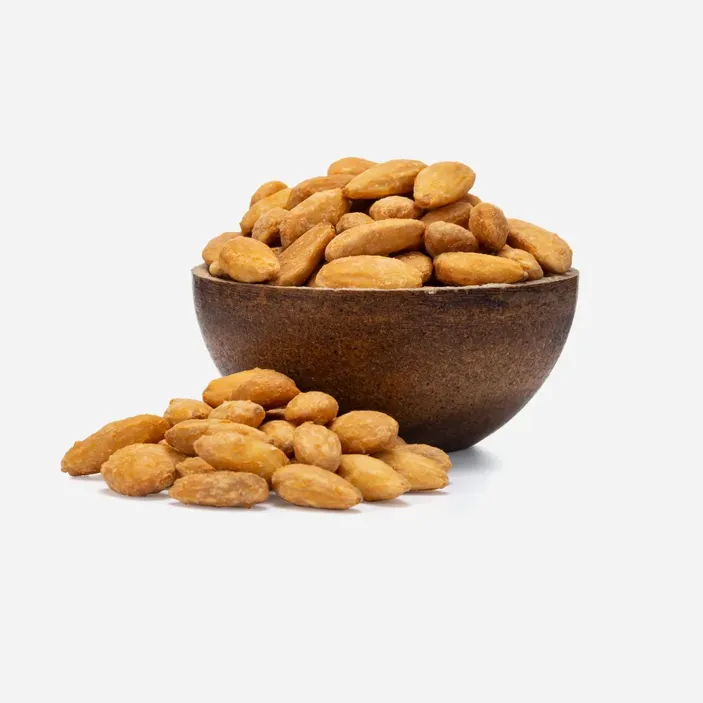 Mandle lúpané pražené solené červená paprika