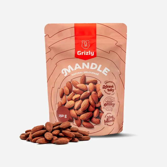 Mandle natural nelúpané