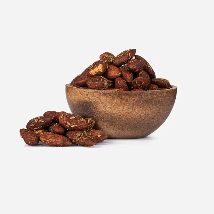 Mandle pražené s cesnakom a rozmarínom