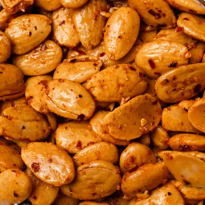 Mandle smažené s paprikou