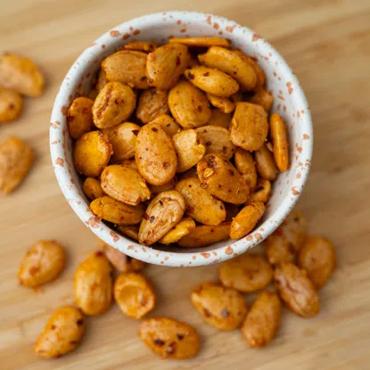 Mandle smažené s paprikou