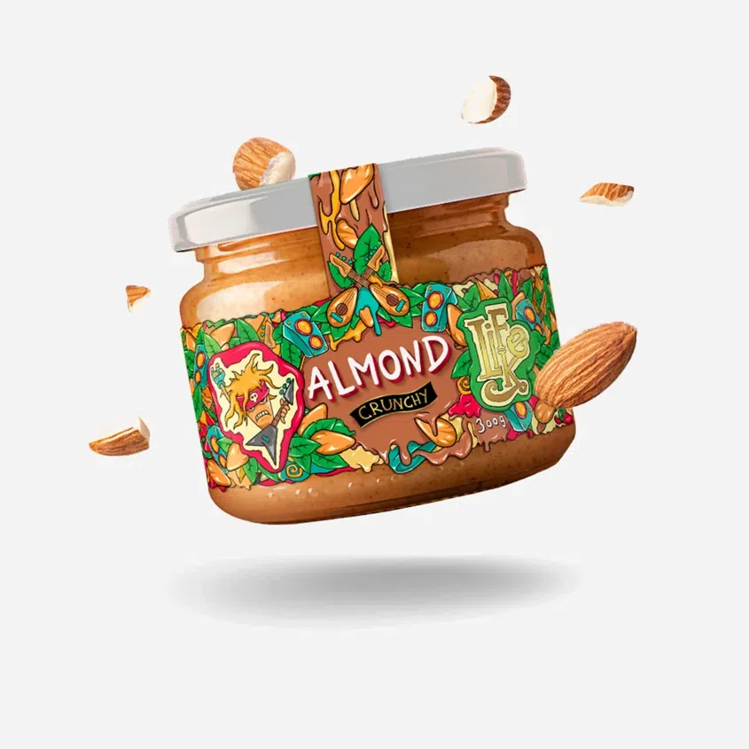 Mandľový krém chrumkavý