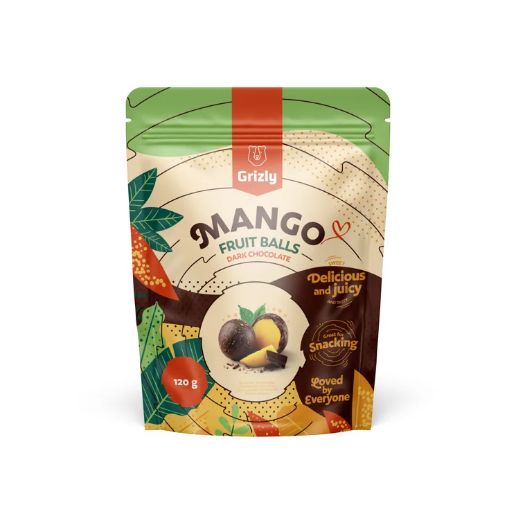 Mango guľôčky obalené v horkej čokoláde