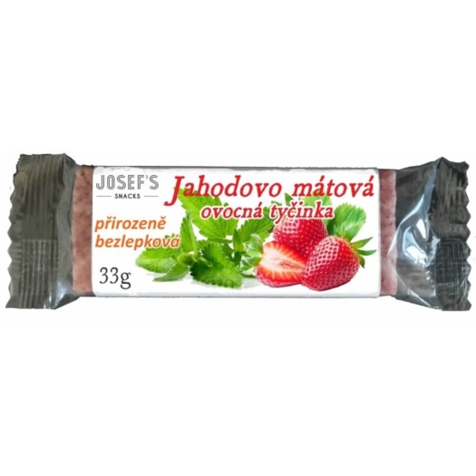Mäta s jahodami bezlepková tyčinka