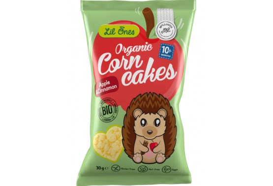 McLloyds Lil Ones kukuričný snack jablko a škorica BIO