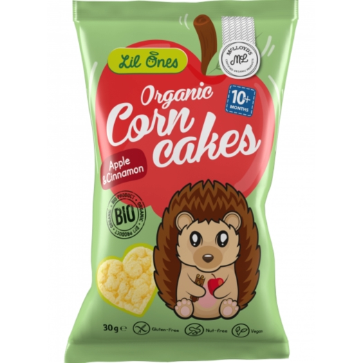 McLloyds Lil Ones kukuričný snack jablko a škorica BIO