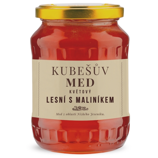 Med kvetový lesný s maliník