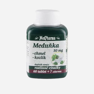 Medovka, chmeľ a valeriána