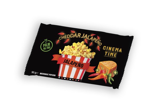 Mikrovlnný popcorn Premium Cheeese Jalapeňo