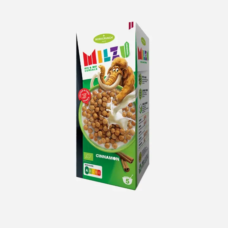 Milzu Cereálne guličky so škoricou BIO