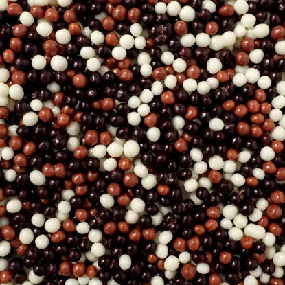 Mini chrumkavé čokoládové guľôčky