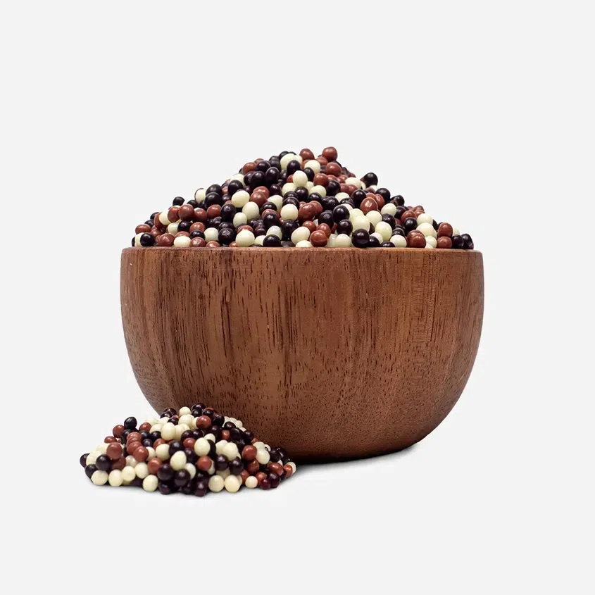 Mini chrumkavé čokoládové guľôčky