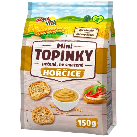 Mini hrianky horčica