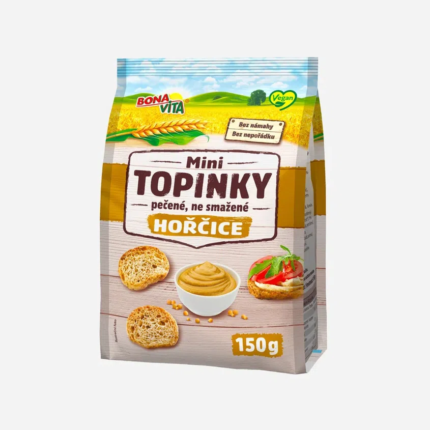 Mini hrianky horčica