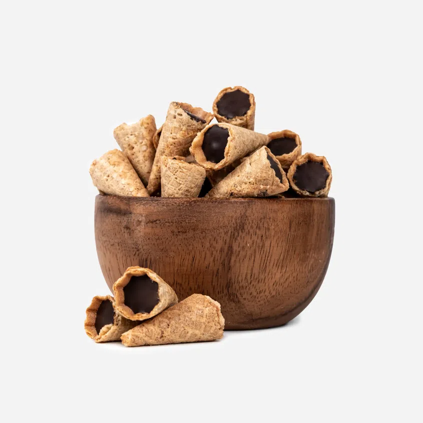 Mini kornútky s horkou čokoládou