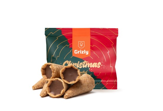 Mini kornútky s mliečnou čokoládou