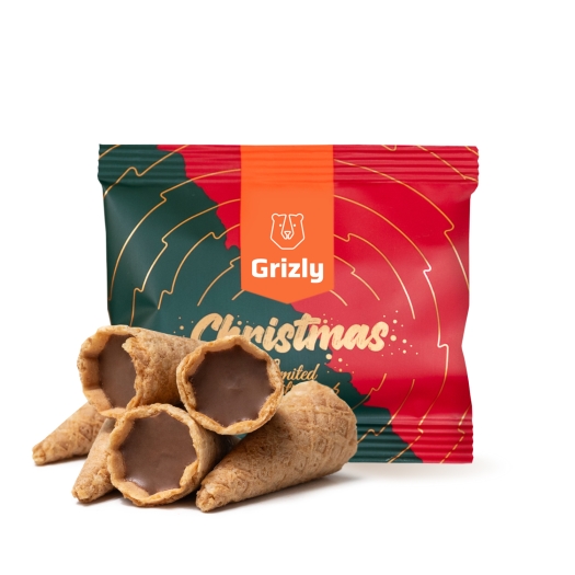 Mini kornútky s mliečnou čokoládou