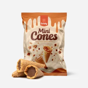 Mini kornútky slaný karamel