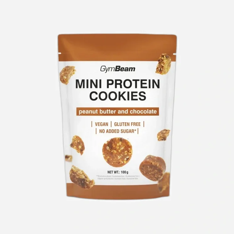 Mini Protein Cookies – arašidové maslo s čokoládou