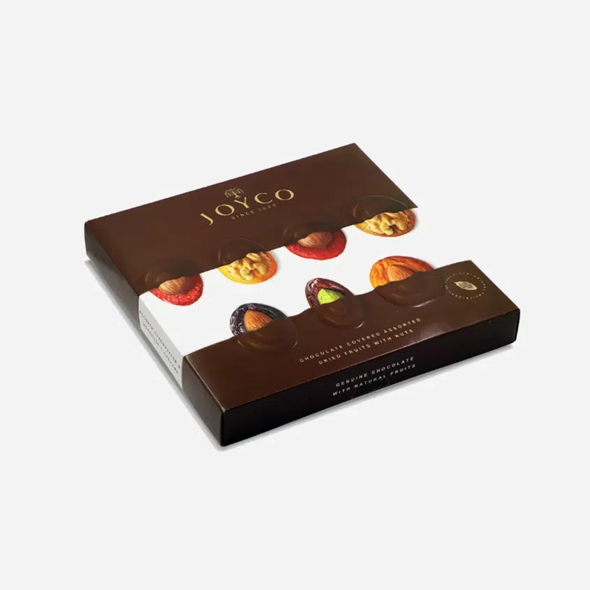 MIX sušeného ovocia v čokoláde s orechmi