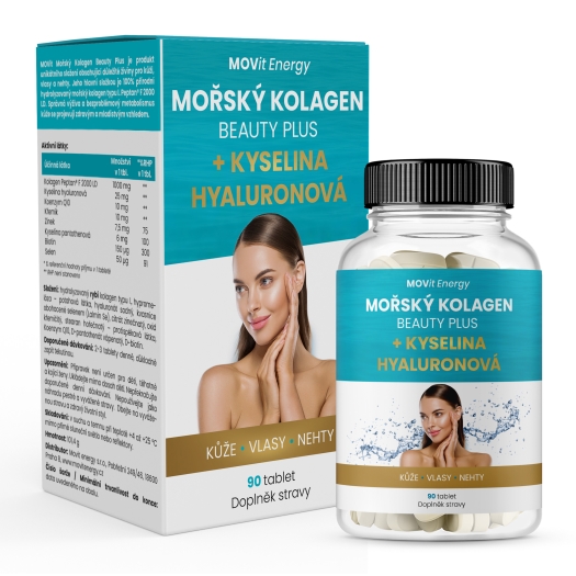 Morský kolagén Beauty Plus a kyselina hyalurónová