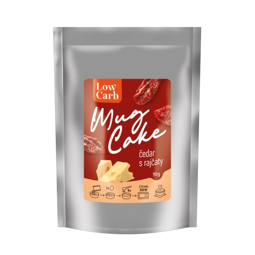 Mug cake čedar s paradajkami Low carb