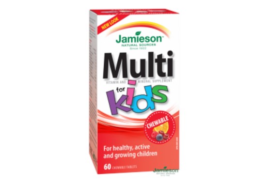 Multi Kids multivitamín tablety na cmúľanie pre deti 60 tabliet