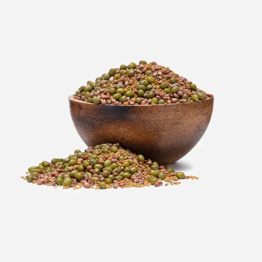 Mungo, alfalfa, reďkev BIO mix semienok na klíčenie