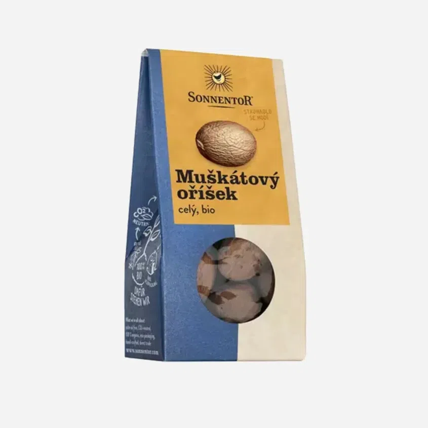muškátový oriešok celý bio