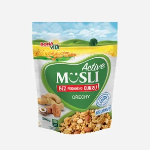 Müsli bez pridaného cukru orechy