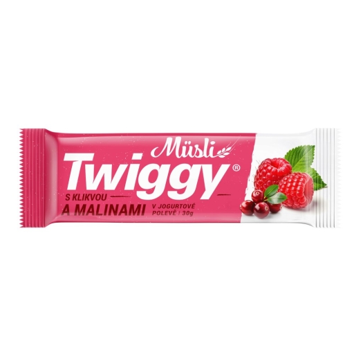 Müsli ovocná s kľukvou a malinami v jogurtovej poleve