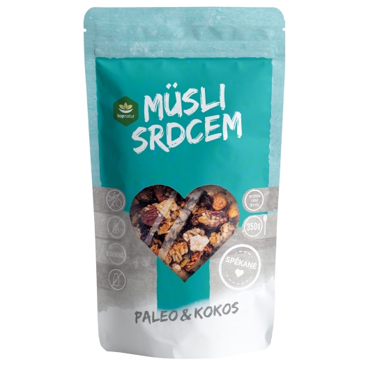 Müsli srdcem Paleo a Kokos 350g